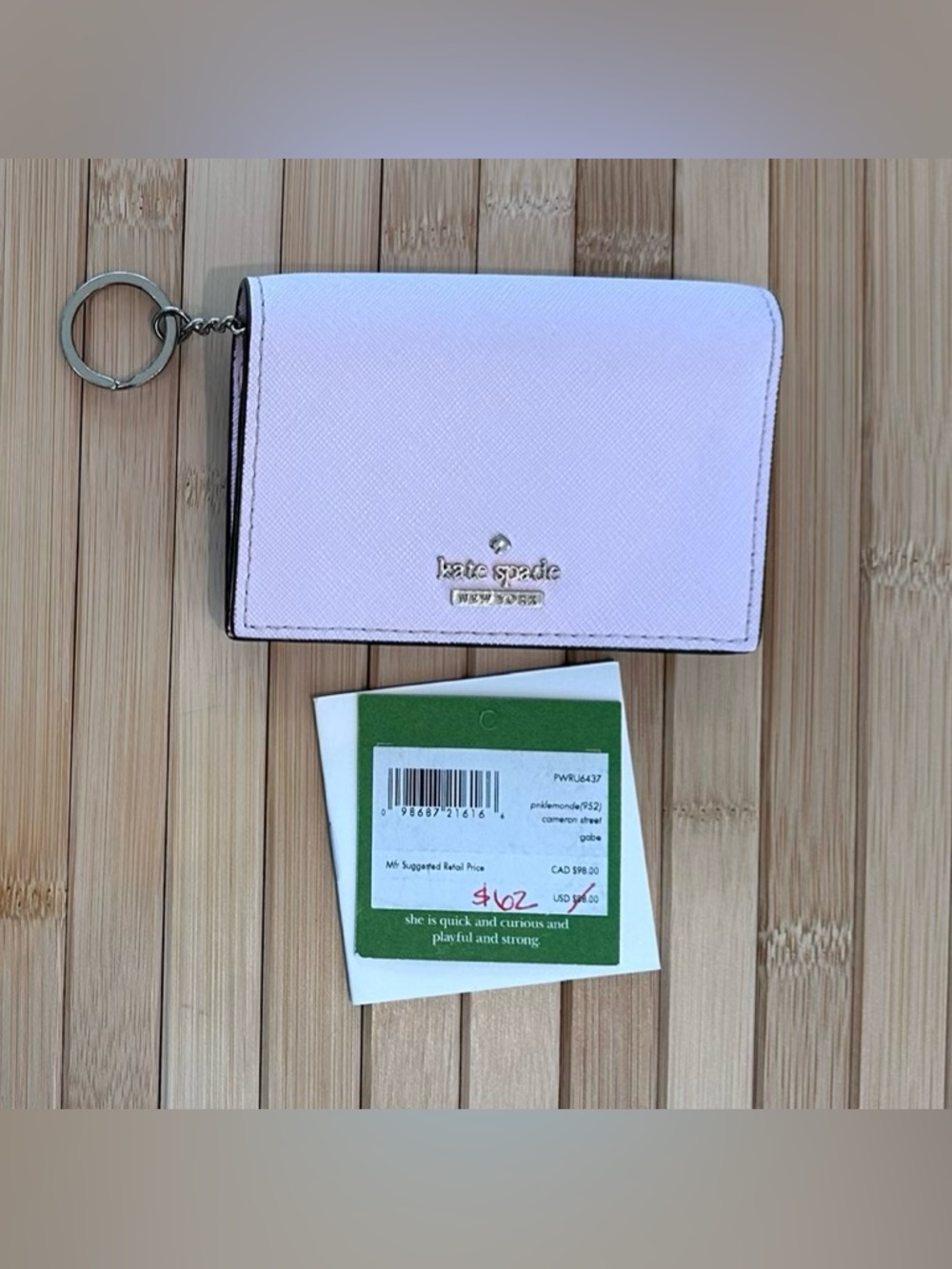 Kate Spade ♠️ Gabe Cameron Street Keyring Wallet